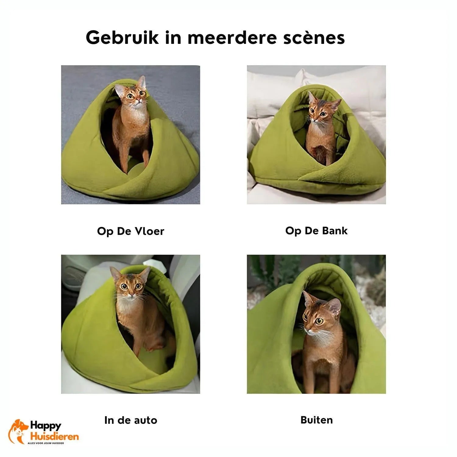 CosyTail Nest | Knusse Pet Grot met Zachte Fleecevoering