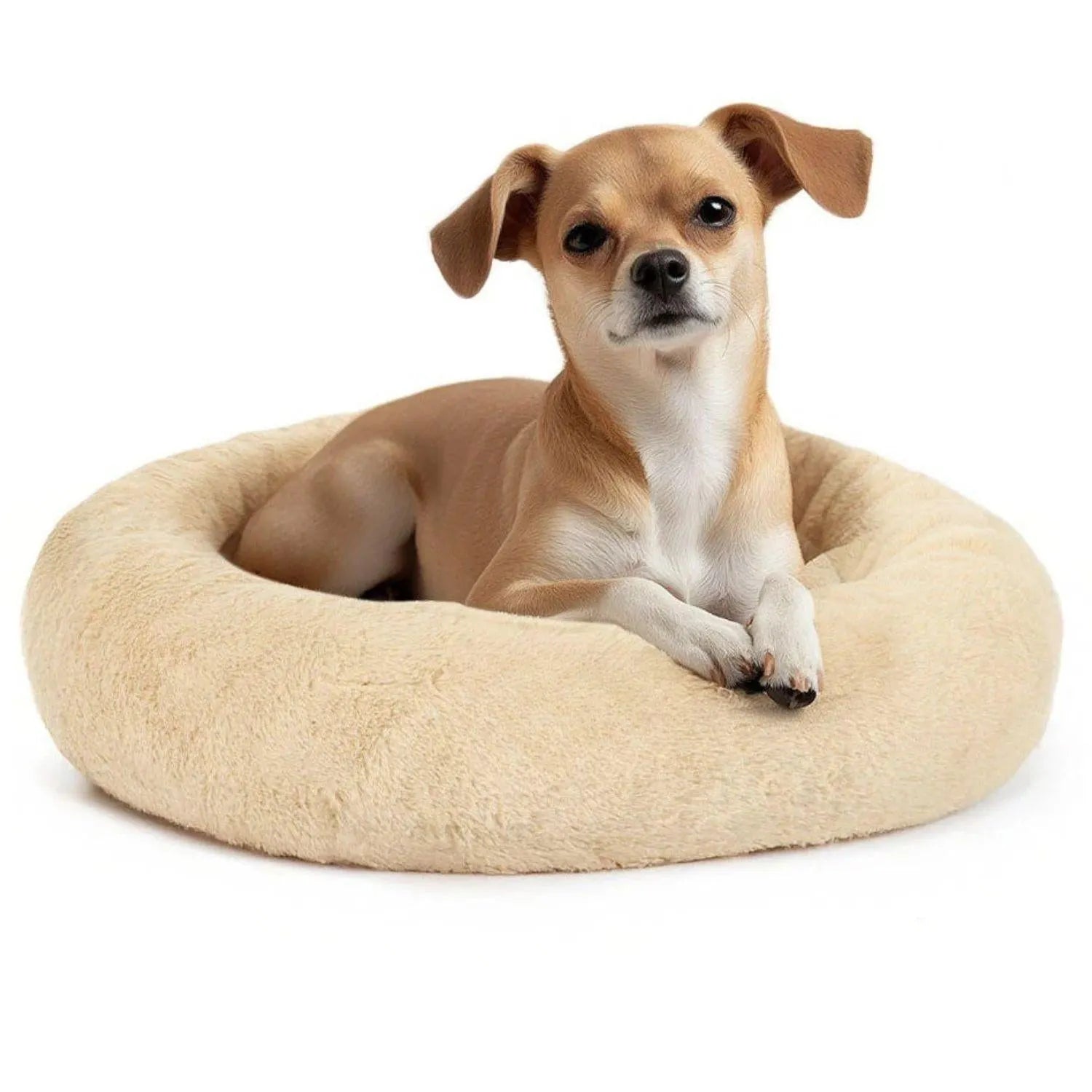 CozyHalo | Orthopedische donut hondenmand, kalmerend & wasbaar