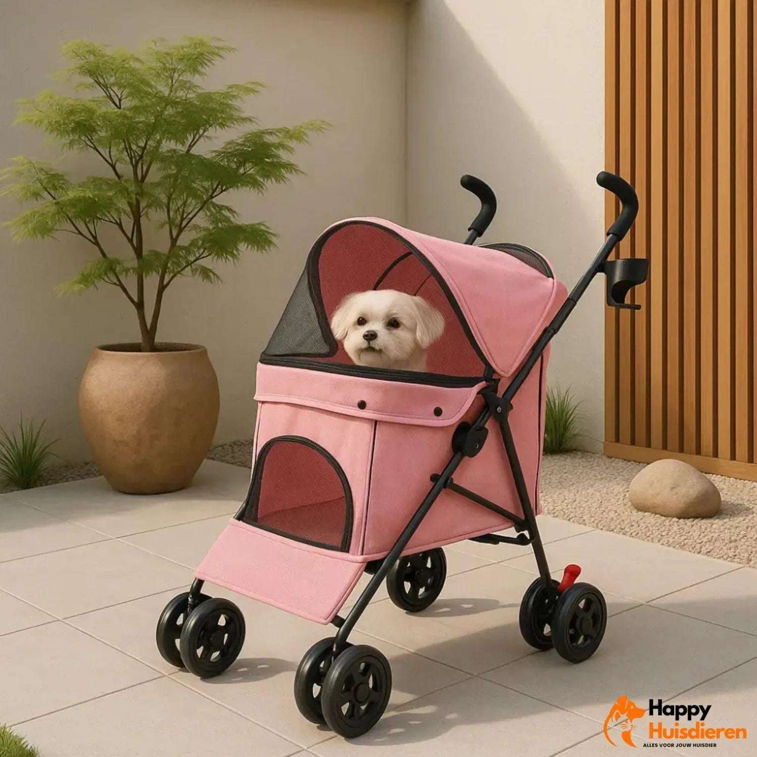 CozyMove Pet | Ruime opvouwbare kinderwagen voor comfortabele ritten