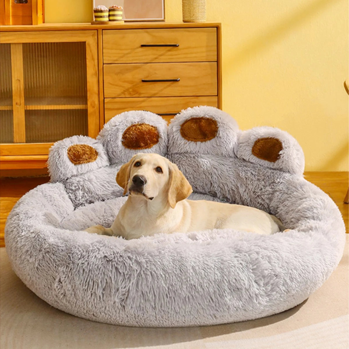 CozyNest Bed | Hondenbed zacht antislip met verhoogde rand