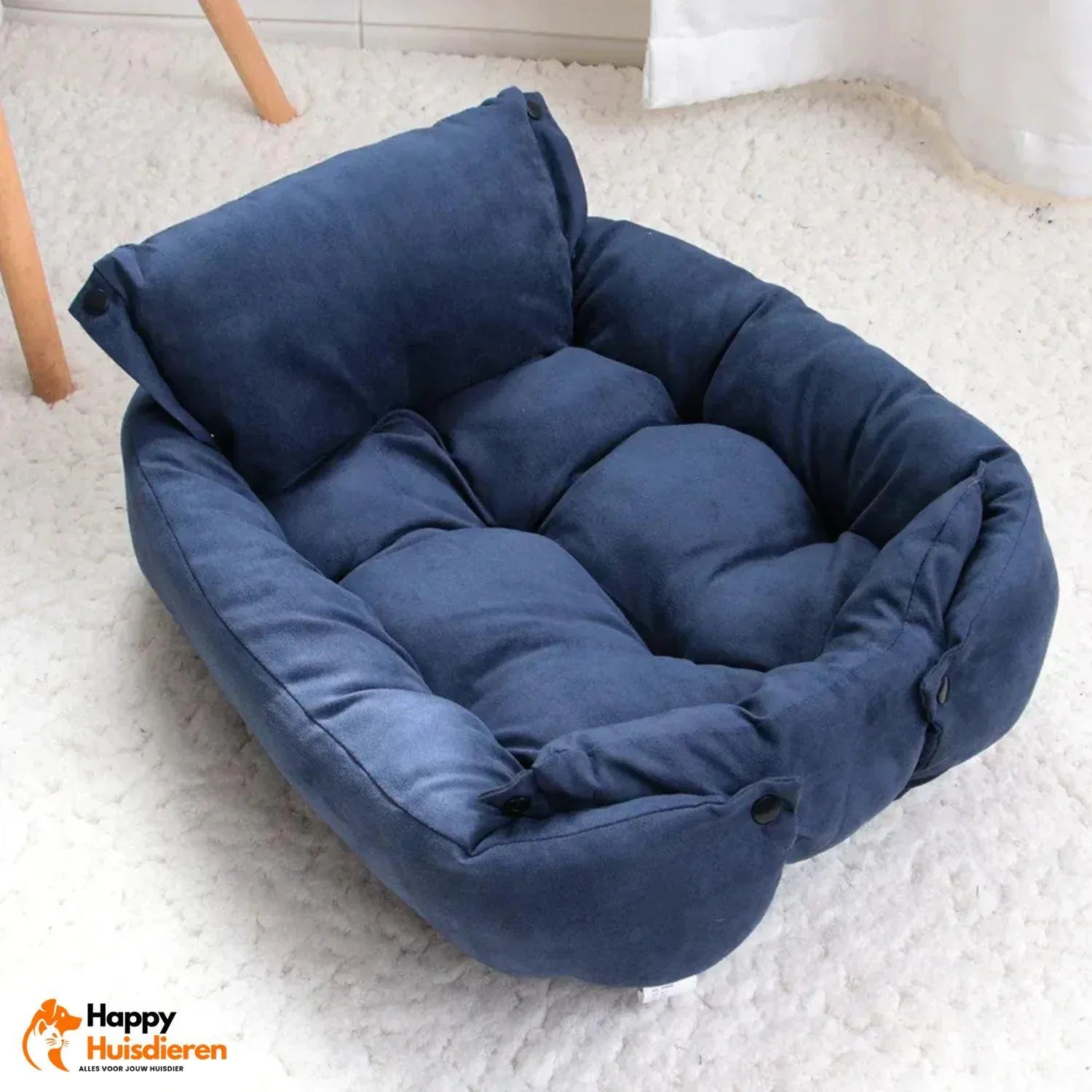 CozyNest Bed | Zacht katoenen hondenbed voor ultiem comfort & rust