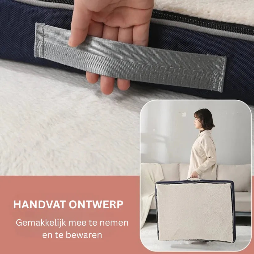 CozyNest Hondenbed | Flexibel Spons Huisdierkussen met Antislip en Traagschuim