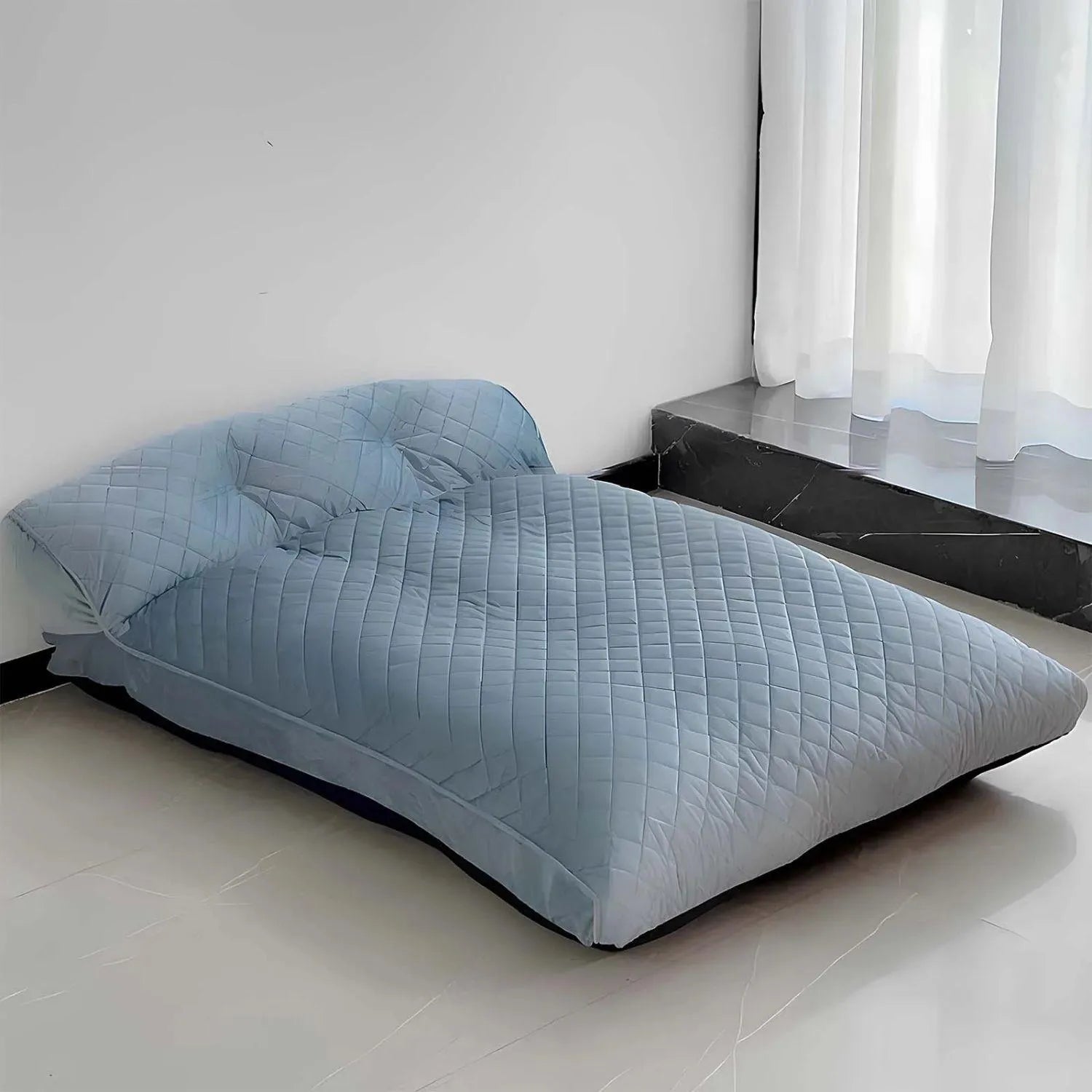 Deluxe Pet Den | Waterdicht en afneembaar groot hondenbed met hoge rugleuning