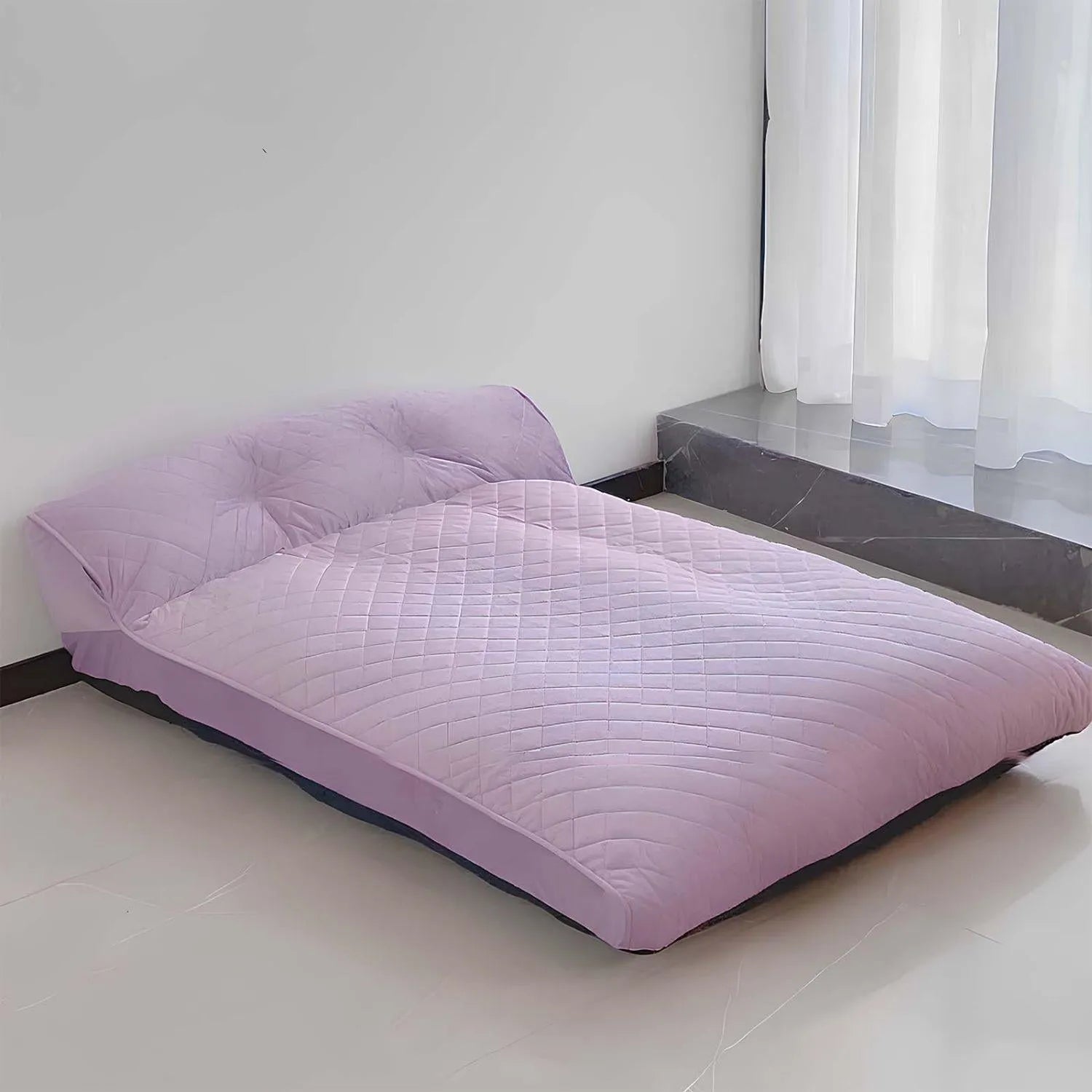 Deluxe Pet Den | Waterdicht en afneembaar groot hondenbed met hoge rugleuning