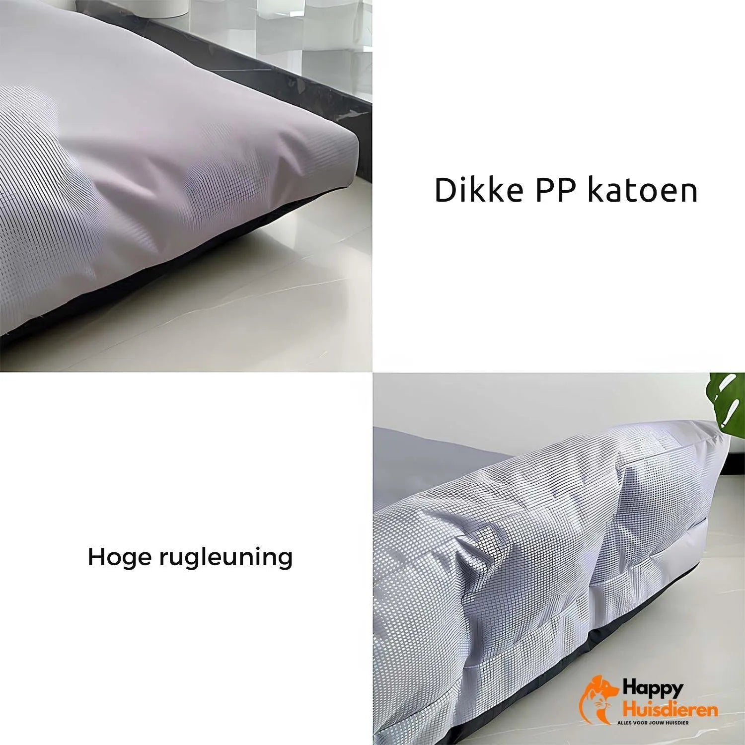 Deluxe Pet Den | Waterdicht en afneembaar groot hondenbed met hoge rugleuning