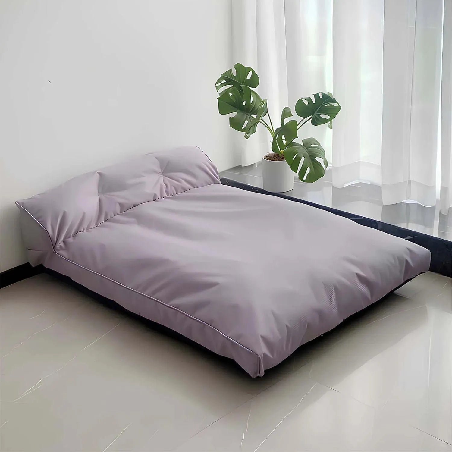 Deluxe Pet Den | Waterdicht en afneembaar groot hondenbed met hoge rugleuning
