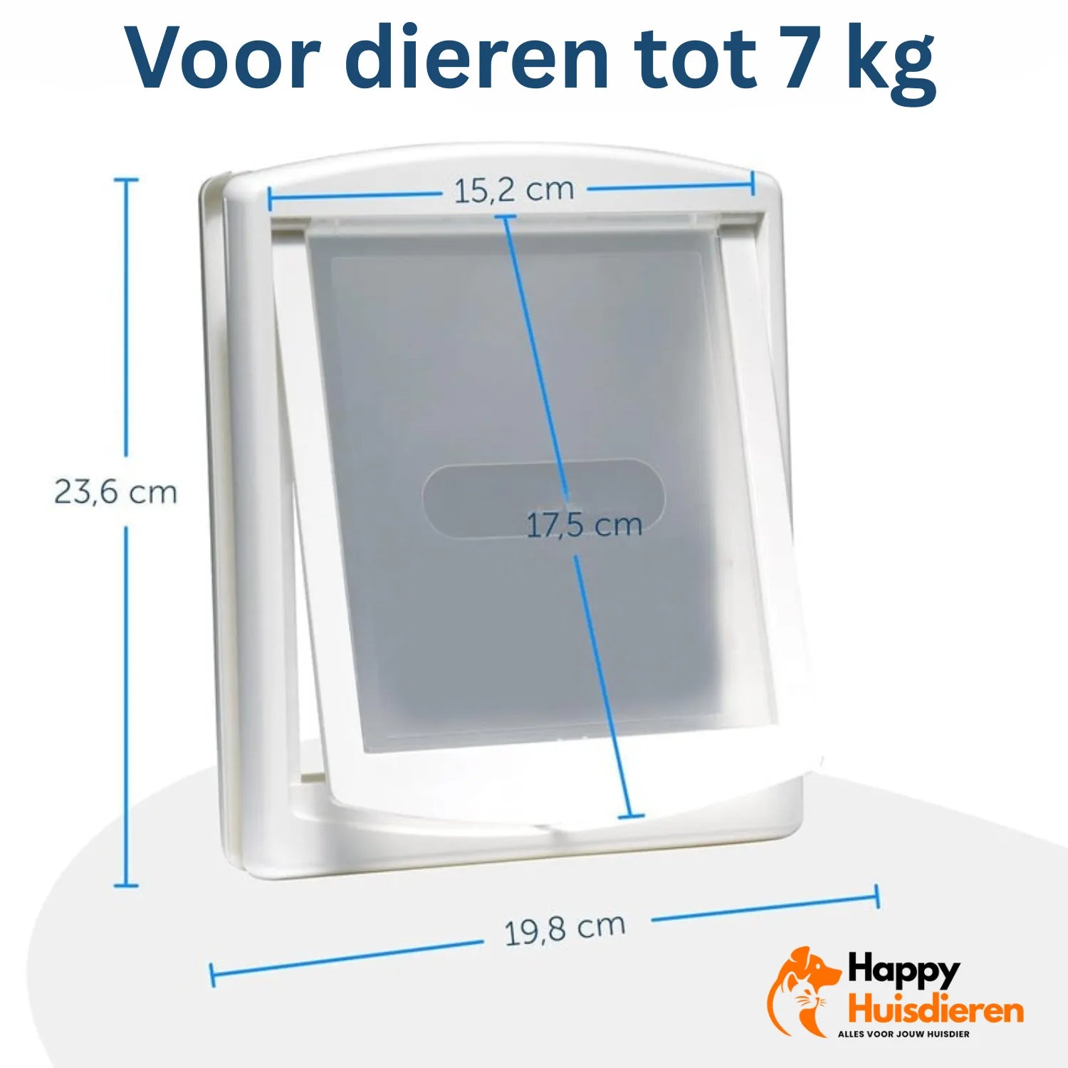 DierenDeur Duo | Verstelbare Huisdierdeur voor Katten & Kleine Honden