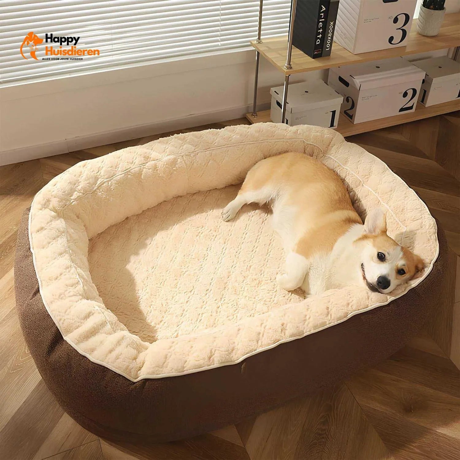 DonsDroom Nest | Grote Ovale Hondenmand voor Diepe Slaap