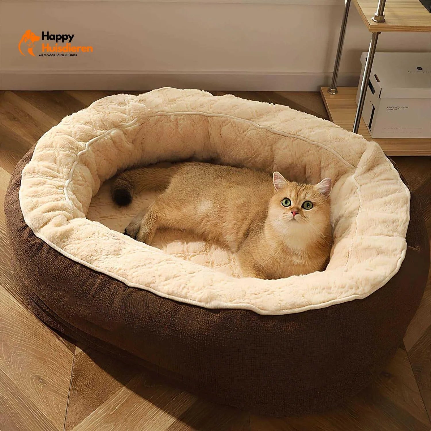 DonsDroom Nest | Grote Ovale Hondenmand voor Diepe Slaap