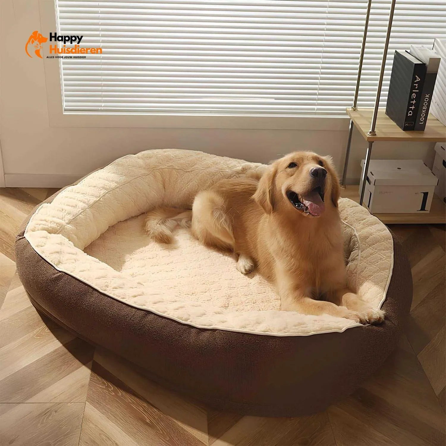 DonsDroom Nest | Grote Ovale Hondenmand voor Diepe Slaap