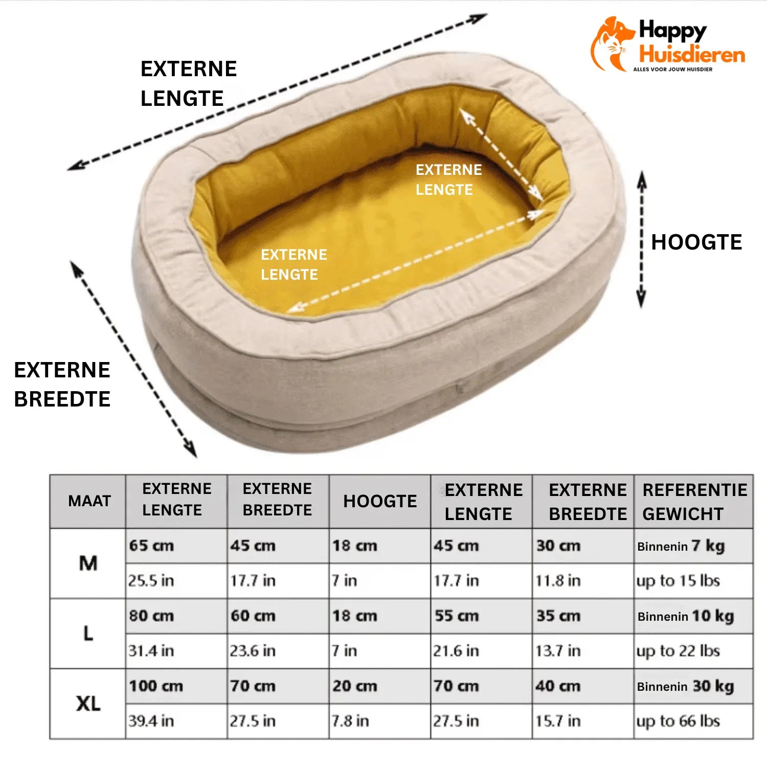 DreamPaws Kussen | Orthopedisch Luxe Hondenbed voor Extra Comfort