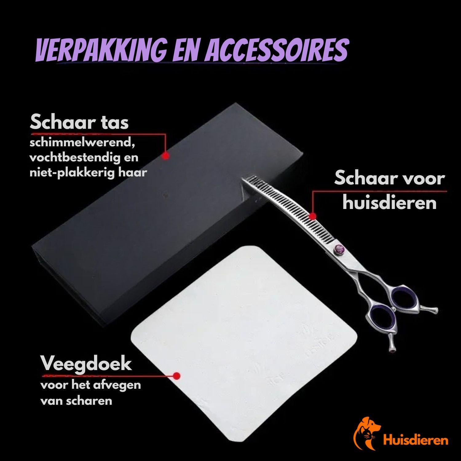 Professionele trimschaar voor huisdieren | Precisieschaar voor honden en katten voor soepel knippen