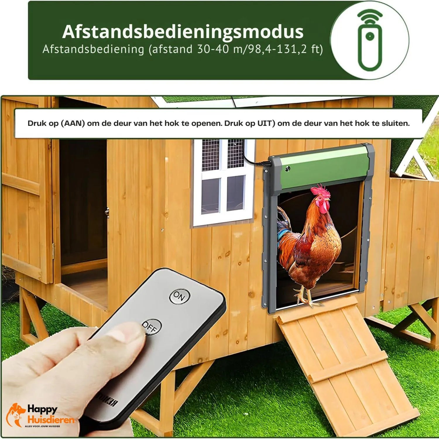 AutoHen Door | Slimme automatische kippenhokdeur met sensoren