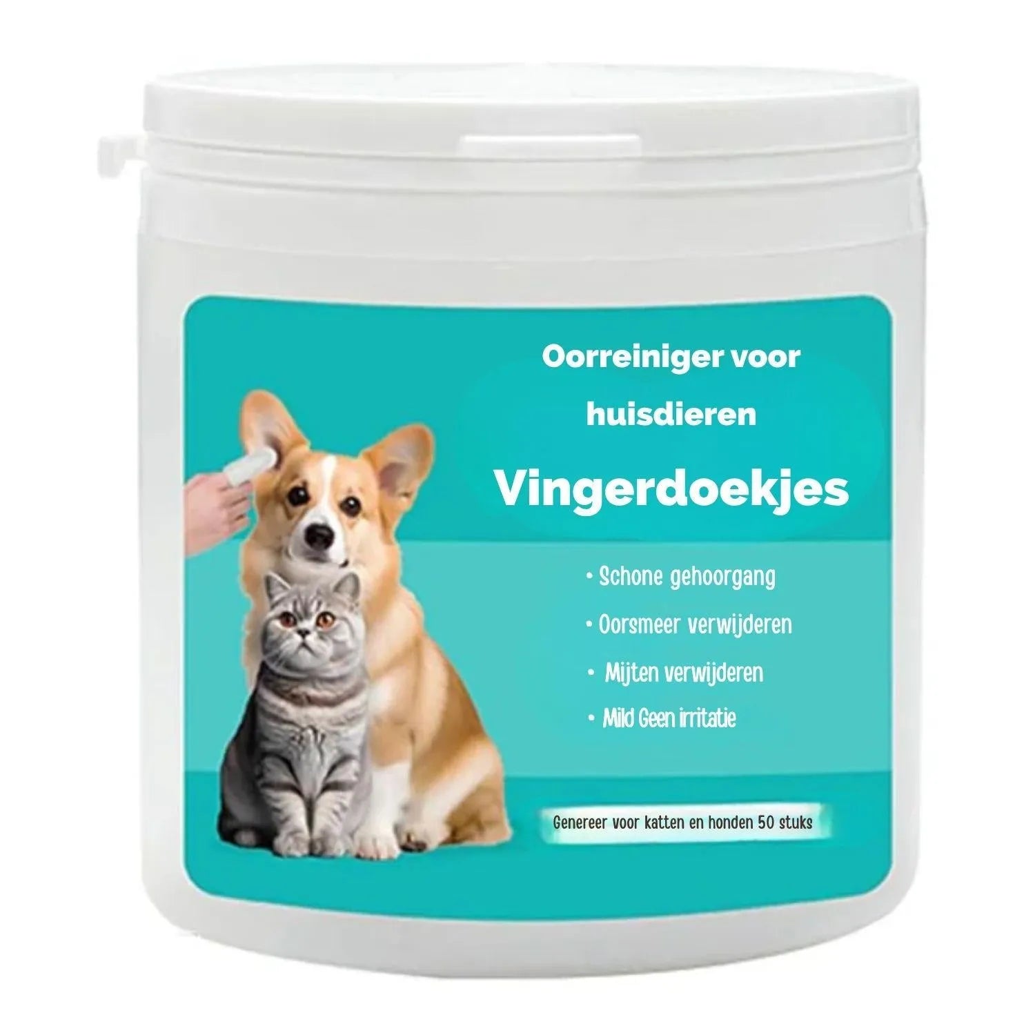 EarEase | Reinigende oor-doekjes – kalmerend & veilig voor honden en katten