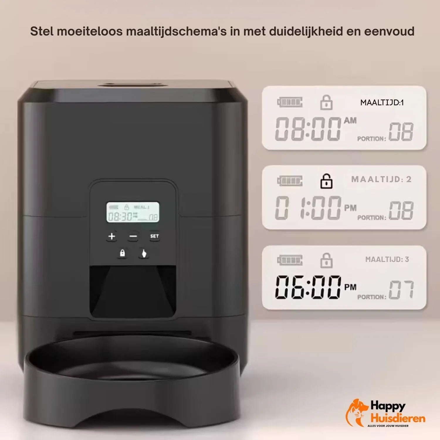 Feedy | Automatische voerbak voor honden en katten met app-bediening en portiecontrole