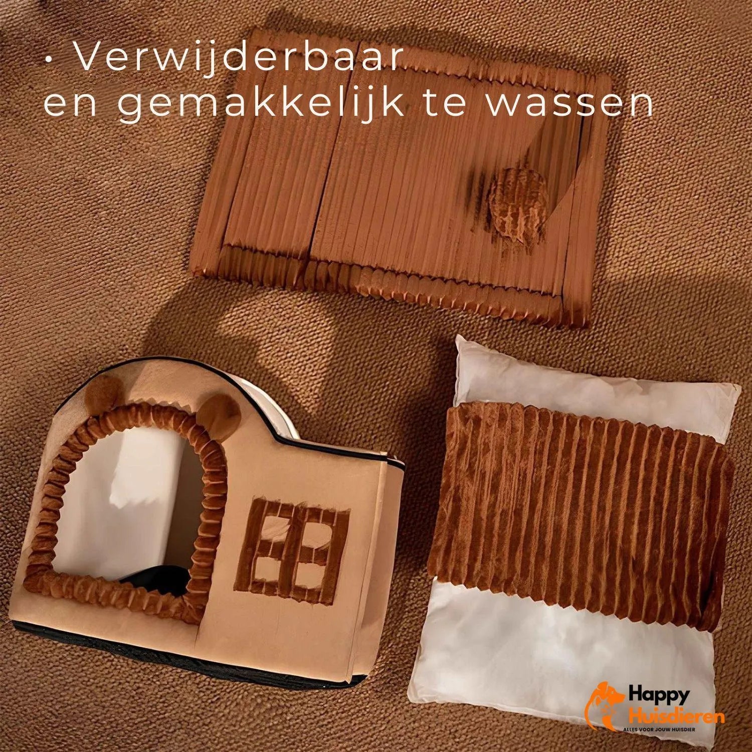 FelineCave | Knusse kattenmand met beschutte