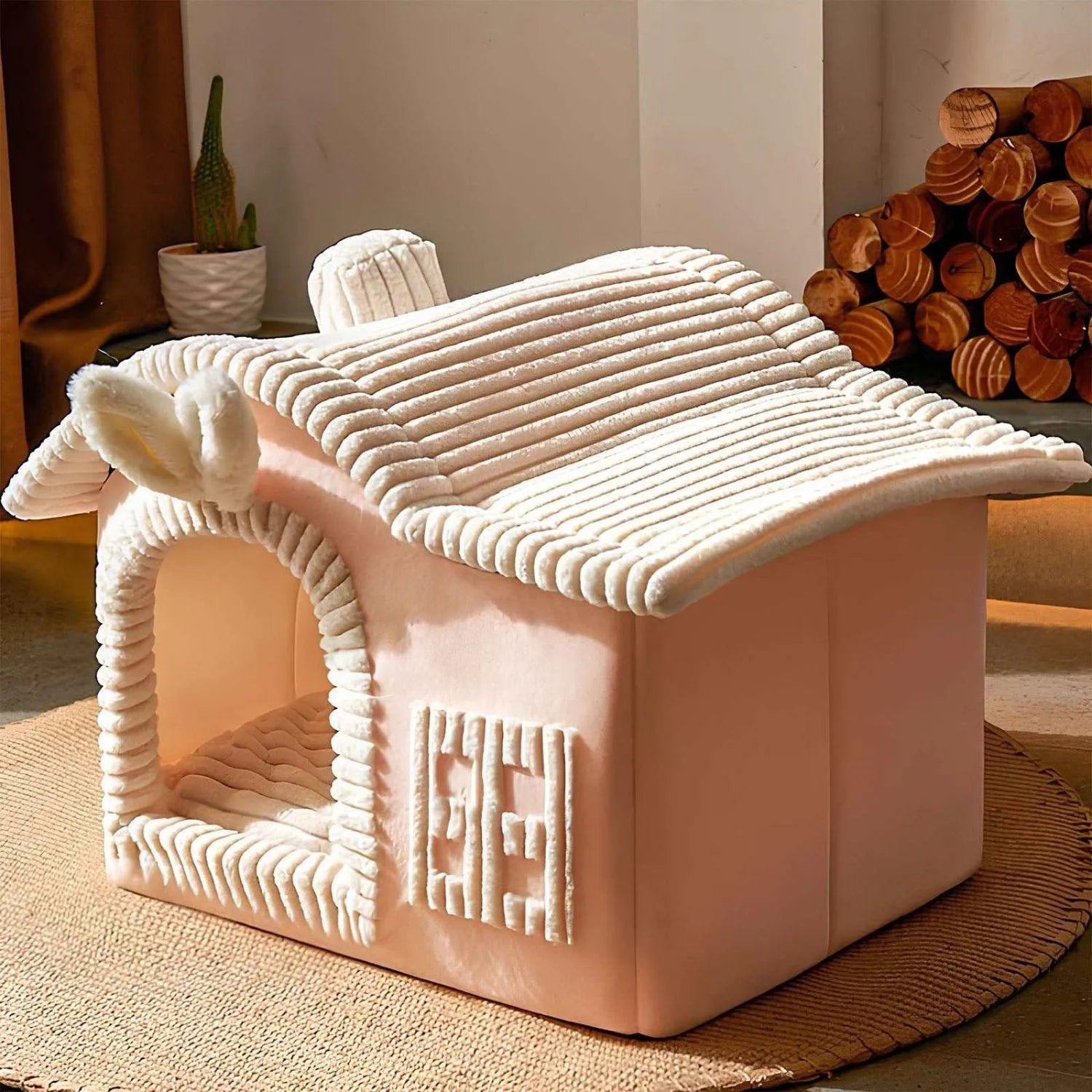 FelineCave | Knusse kattenmand met beschutte