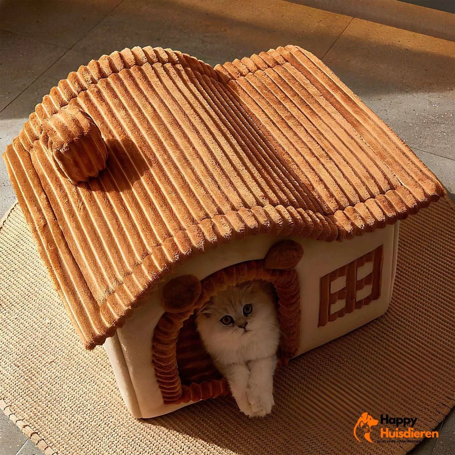 FelineCave | Knusse kattenmand met beschutte