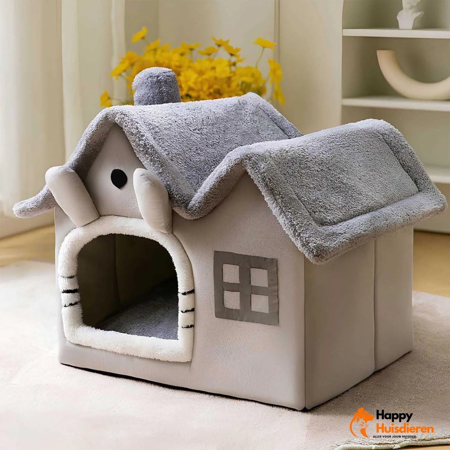 FelineCave | Knusse kattenmand met beschutte