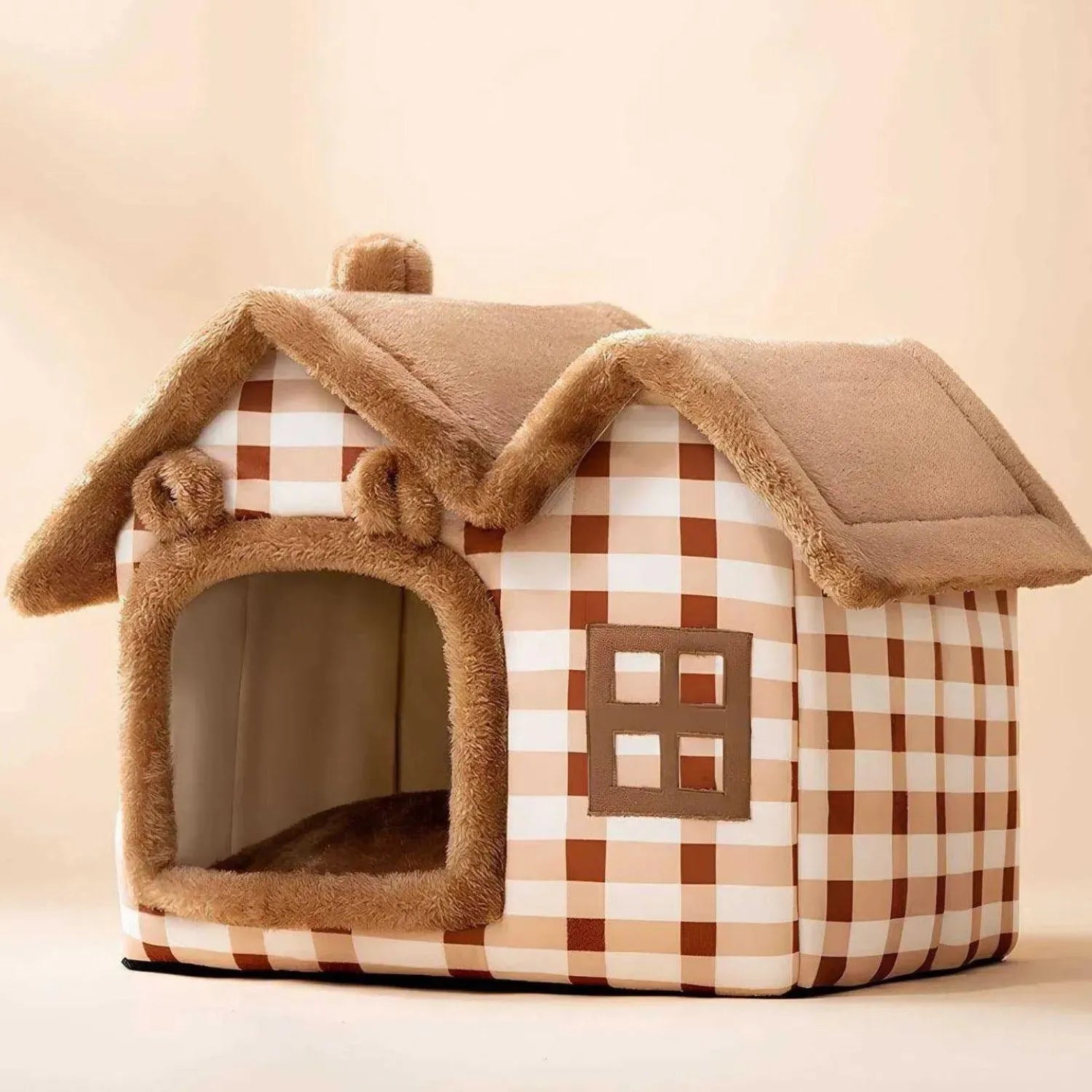 FelineCave | Knusse kattenmand met beschutte ingang