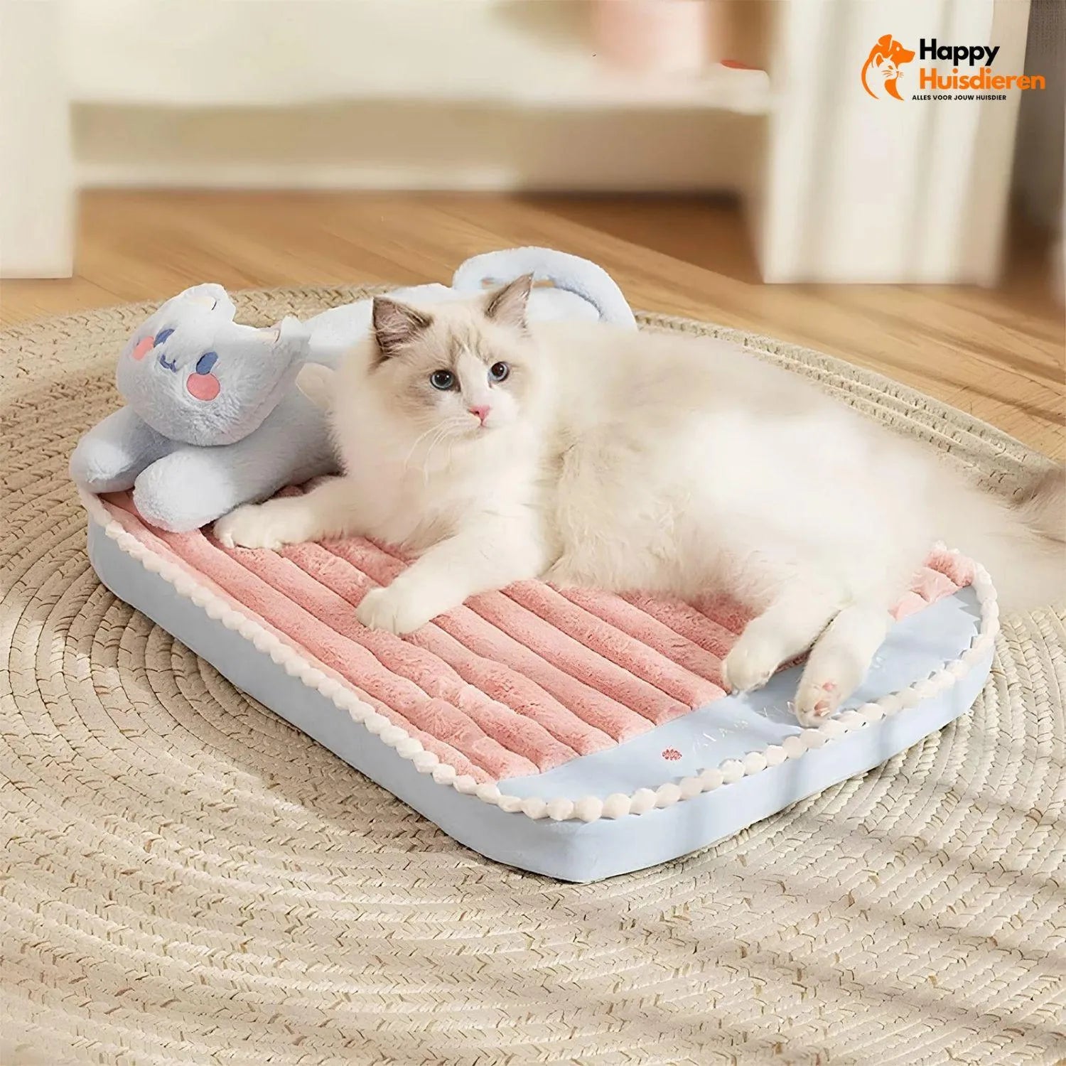 FelineCuddle | Knus Kattenbed met Interactief Ontwerp