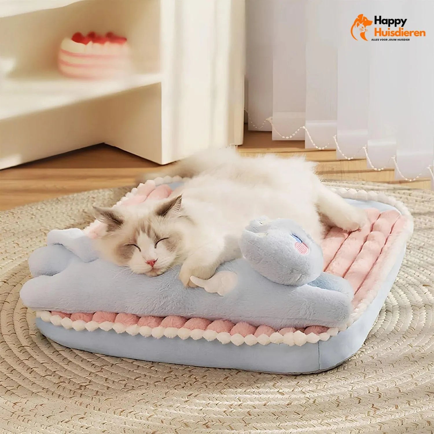 FelineCuddle | Knus Kattenbed met Interactief Ontwerp