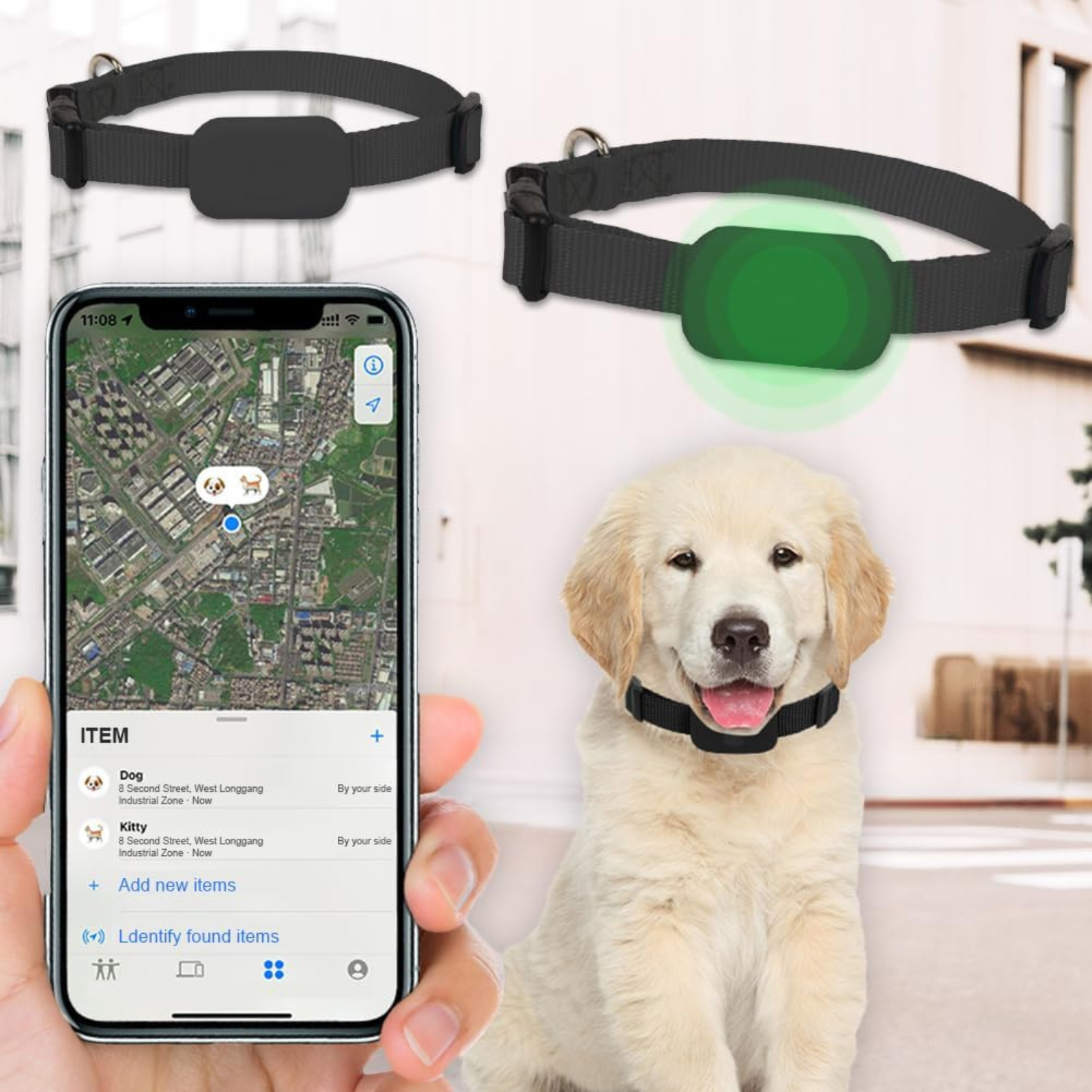 FindMy PetTag | GPS tracker iOS huisdier realtime & compact