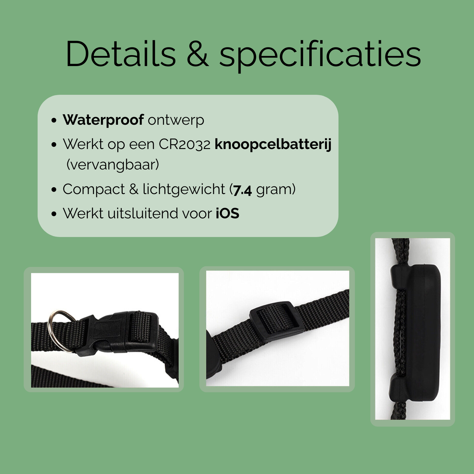 FindMy PetTag | GPS tracker iOS huisdier realtime & compact