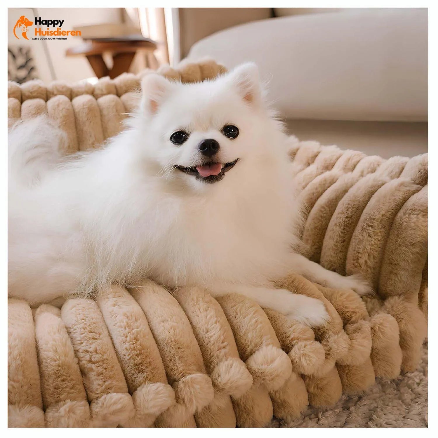 Fluffy Droomnest | Grote Wasbare Orthopedische Hondenkussenbank voor Comfort