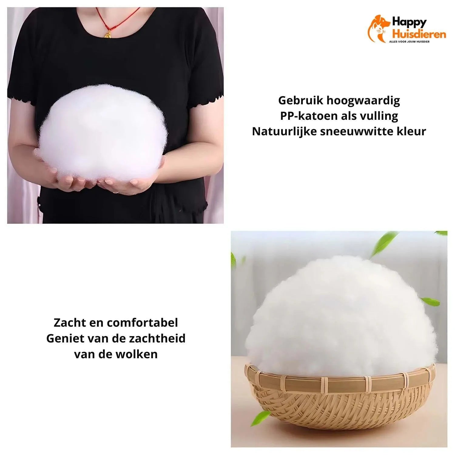 Fluffy Paws Huisdierenbed | Dubbel laags lamswollen hondenbank
