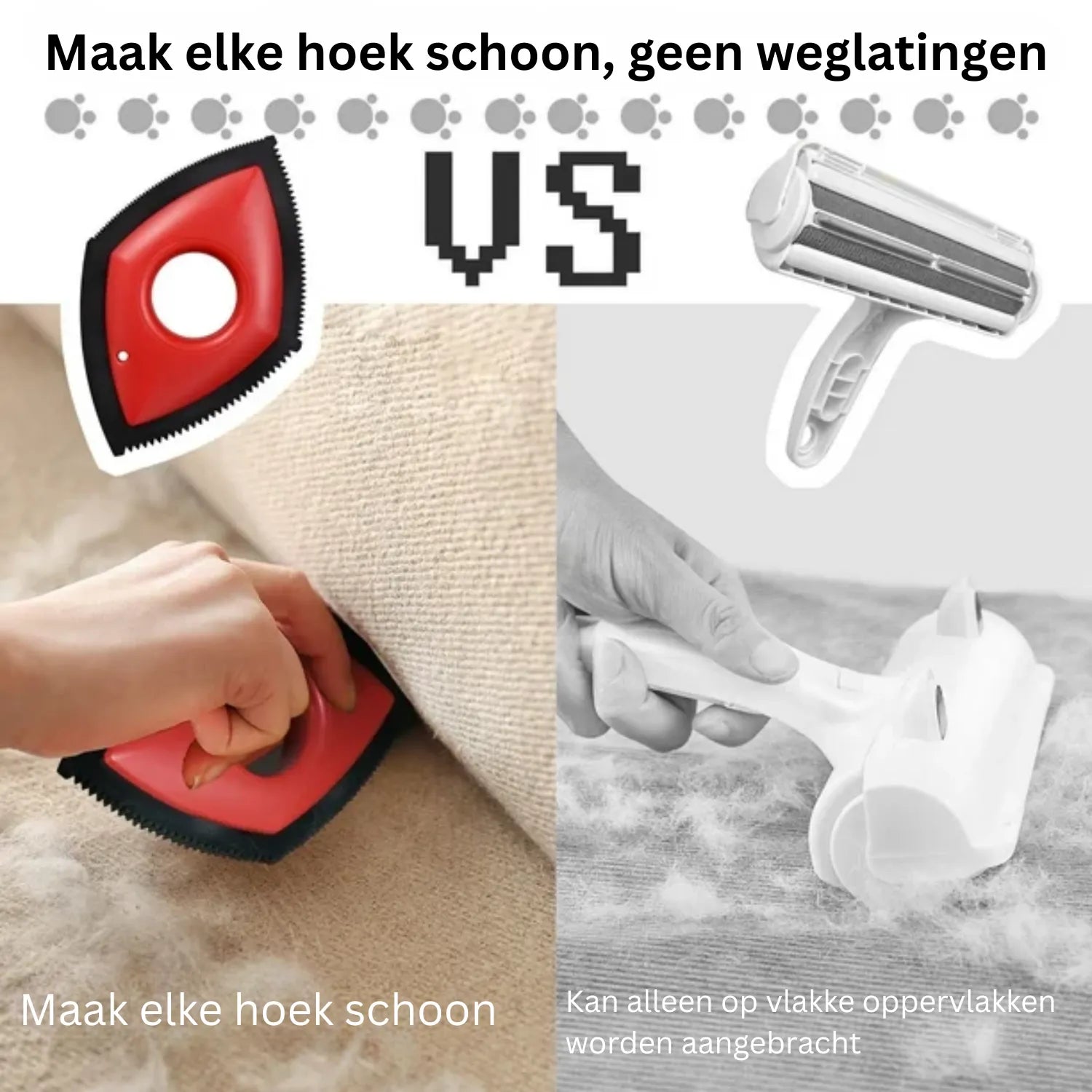 FluffyFix Borstel | Handige Pluisverwijderaar voor Huisdierenharen