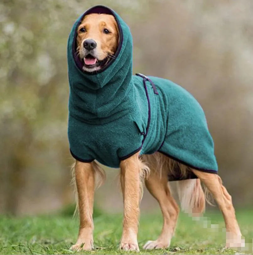 FluffyPaws Droogjas | Sneldrogende Badjas voor Huisdieren
