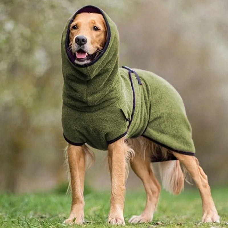 FluffyPaws Droogjas | Sneldrogende Badjas voor Huisdieren