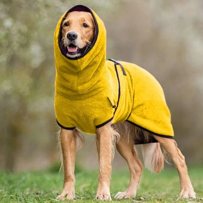 FluffyPaws Droogjas | Sneldrogende Badjas voor Huisdieren