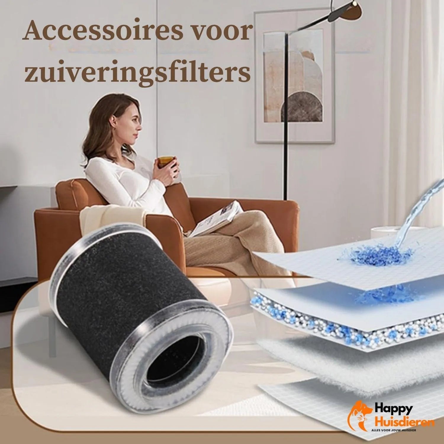 FreshPaws | Geurverwijderaar voor huisdieren – stille luchtreiniger met fris resultaat