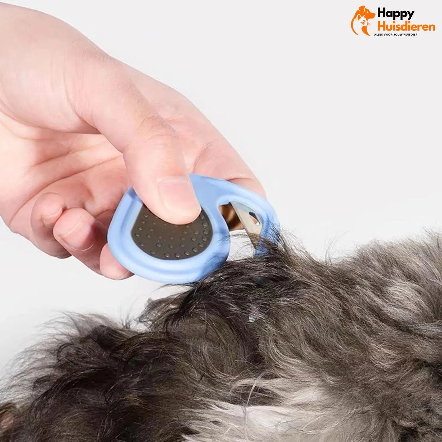 FurEase | Anti-klit borstel voor honden en katten – zacht & effectief