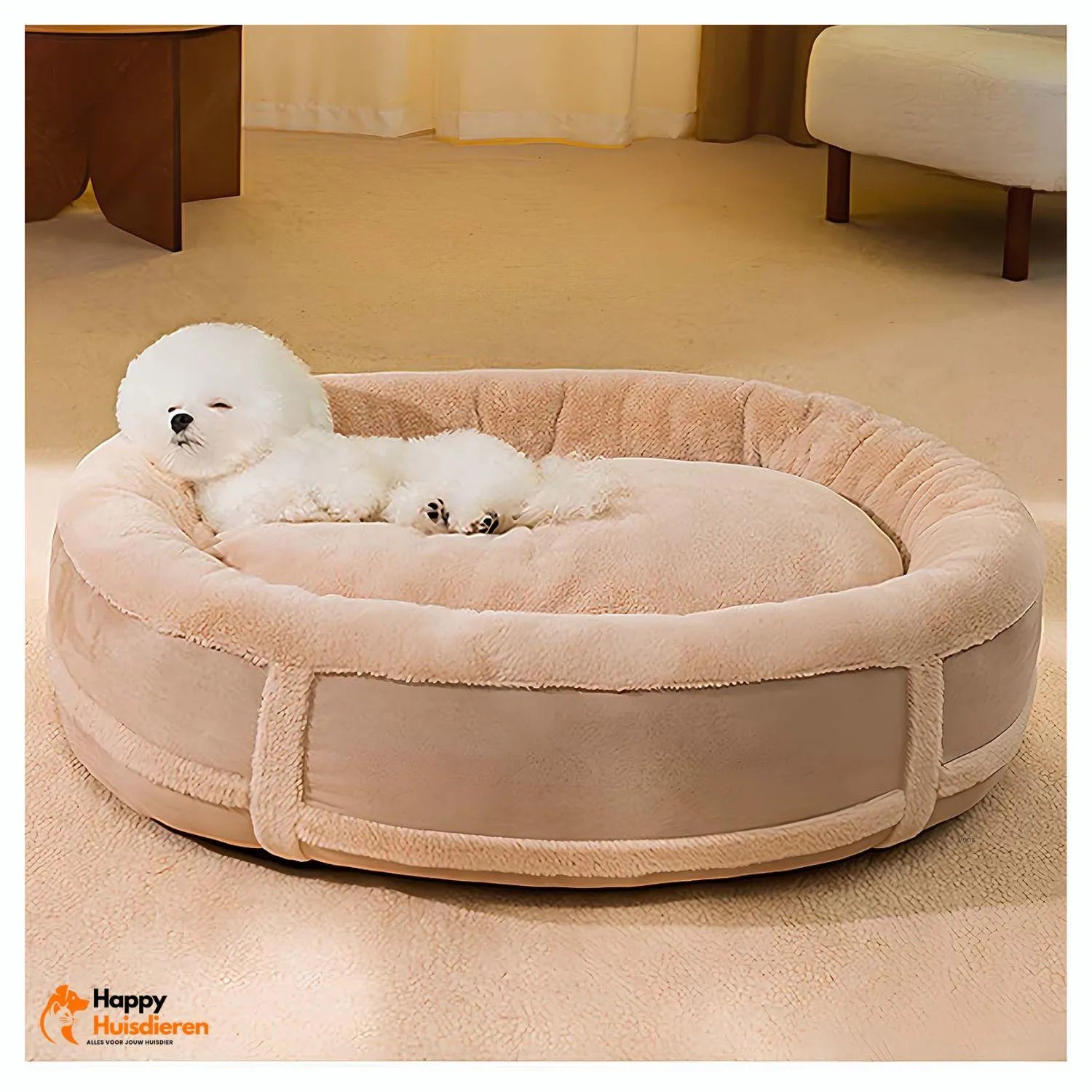 FurEase Nest | Ademend Pet Ligbed voor Alle Seizoenen