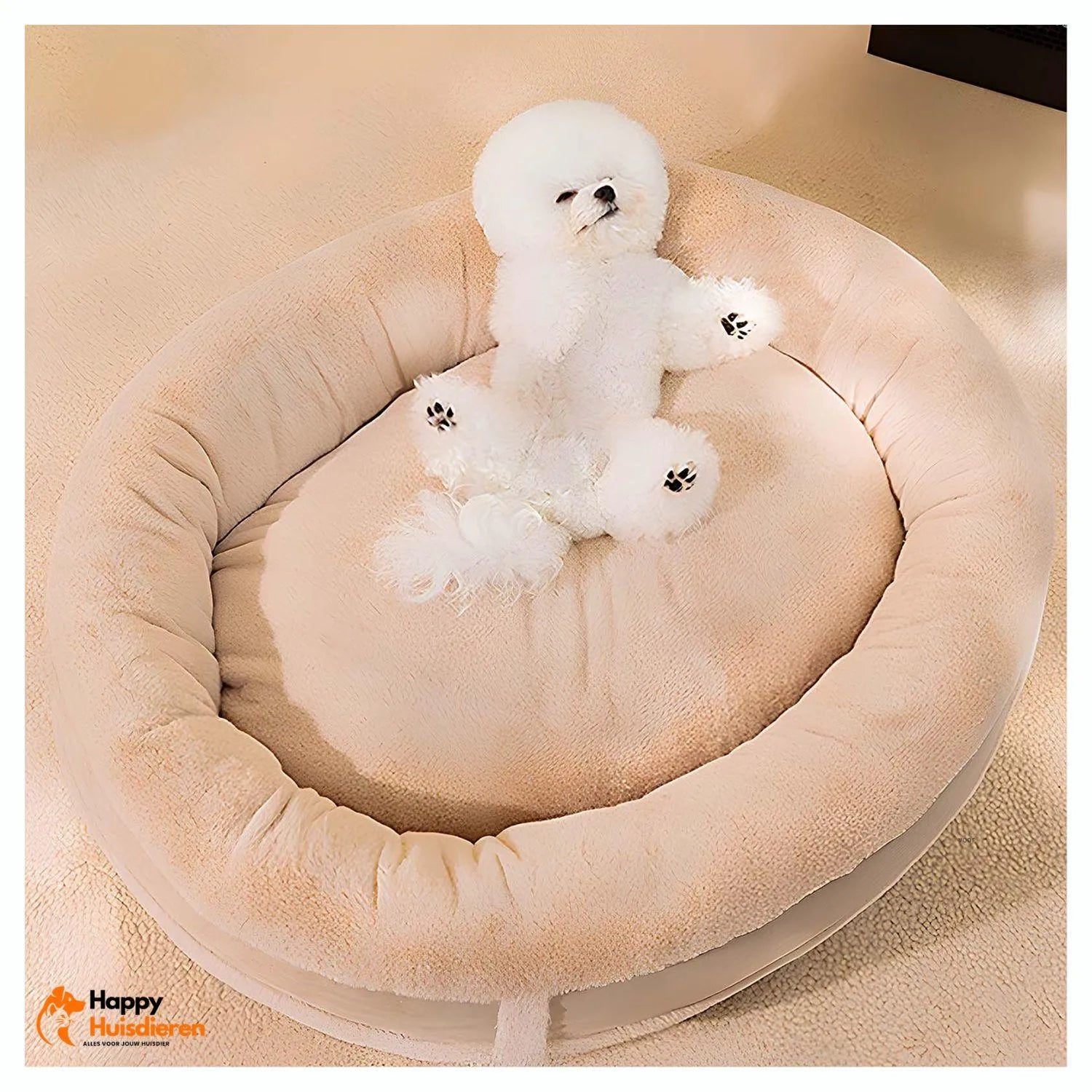 FurEase Nest | Ademend Pet Ligbed voor Alle Seizoenen