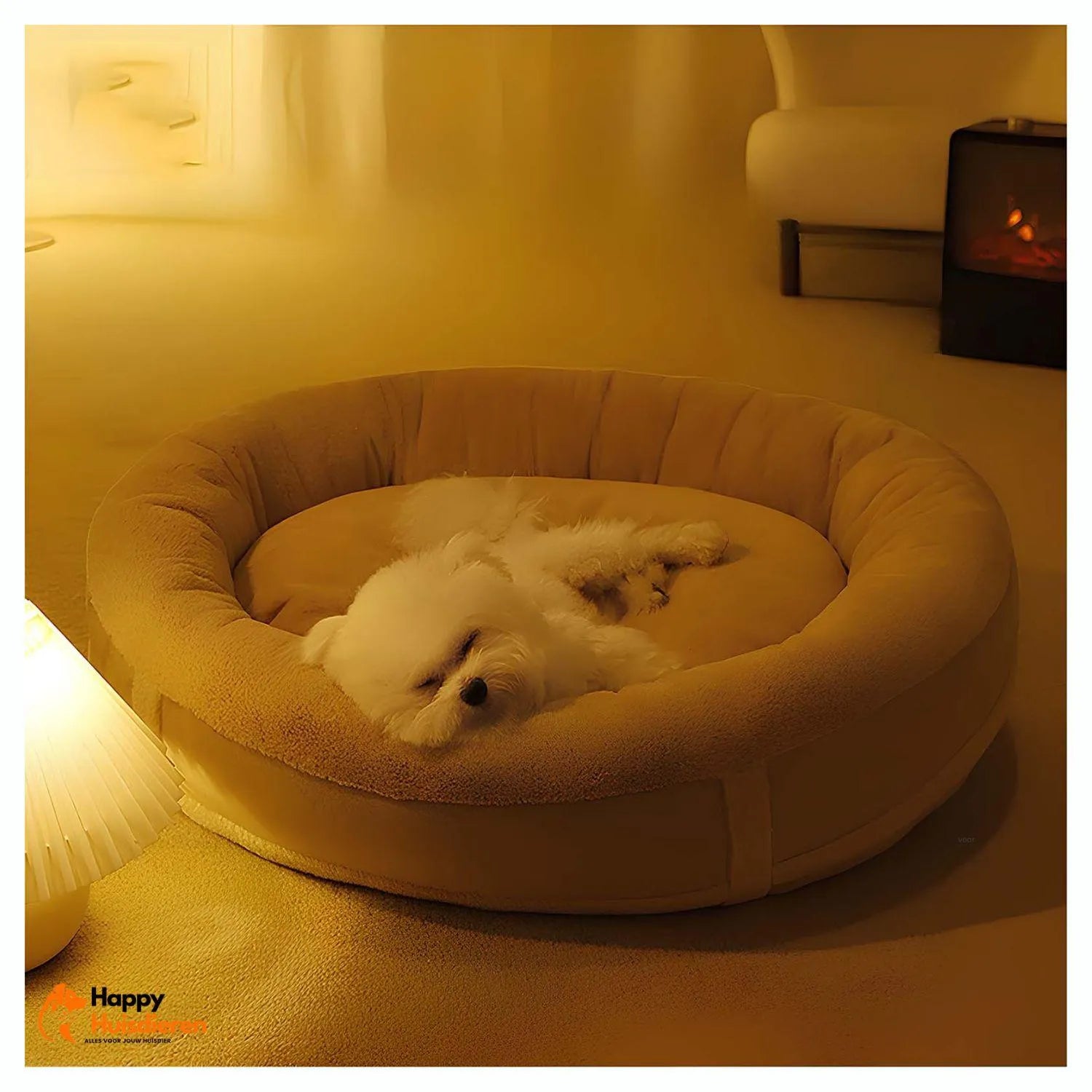 FurEase Nest | Ademend Pet Ligbed voor Alle Seizoenen