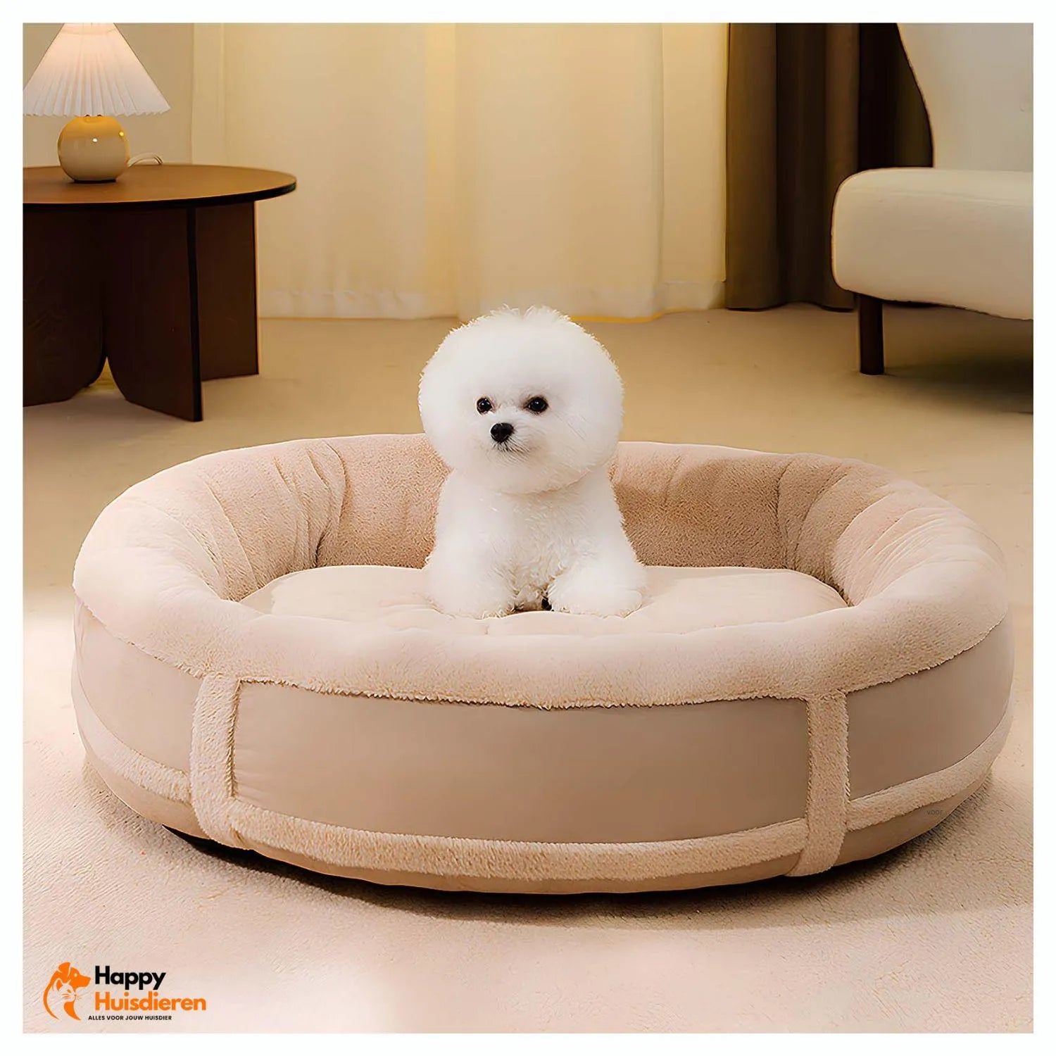FurEase Nest | Ademend Pet Ligbed voor Alle Seizoenen