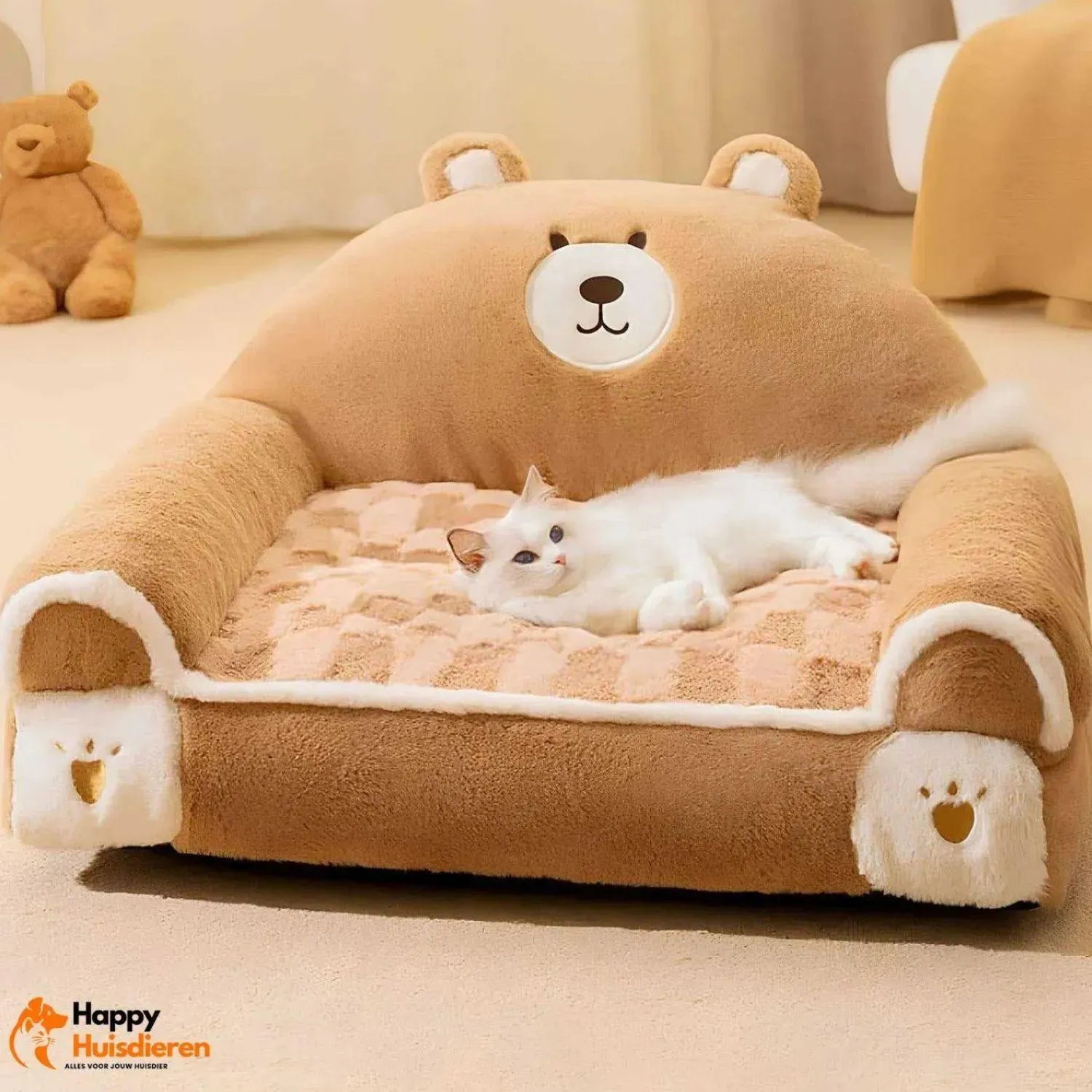 FurEase Nest | Rustgevend Ligbed voor Katten en Kleine Honden