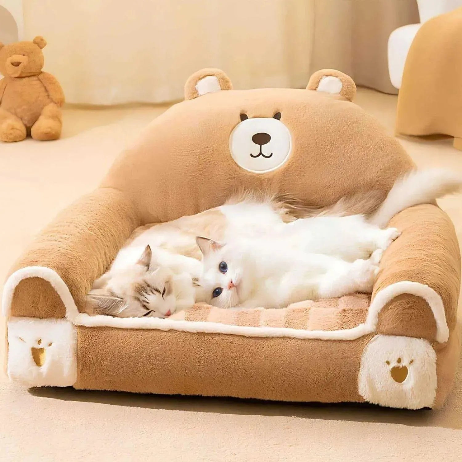 FurEase Nest | Rustgevend Ligbed voor Katten en Kleine Honden