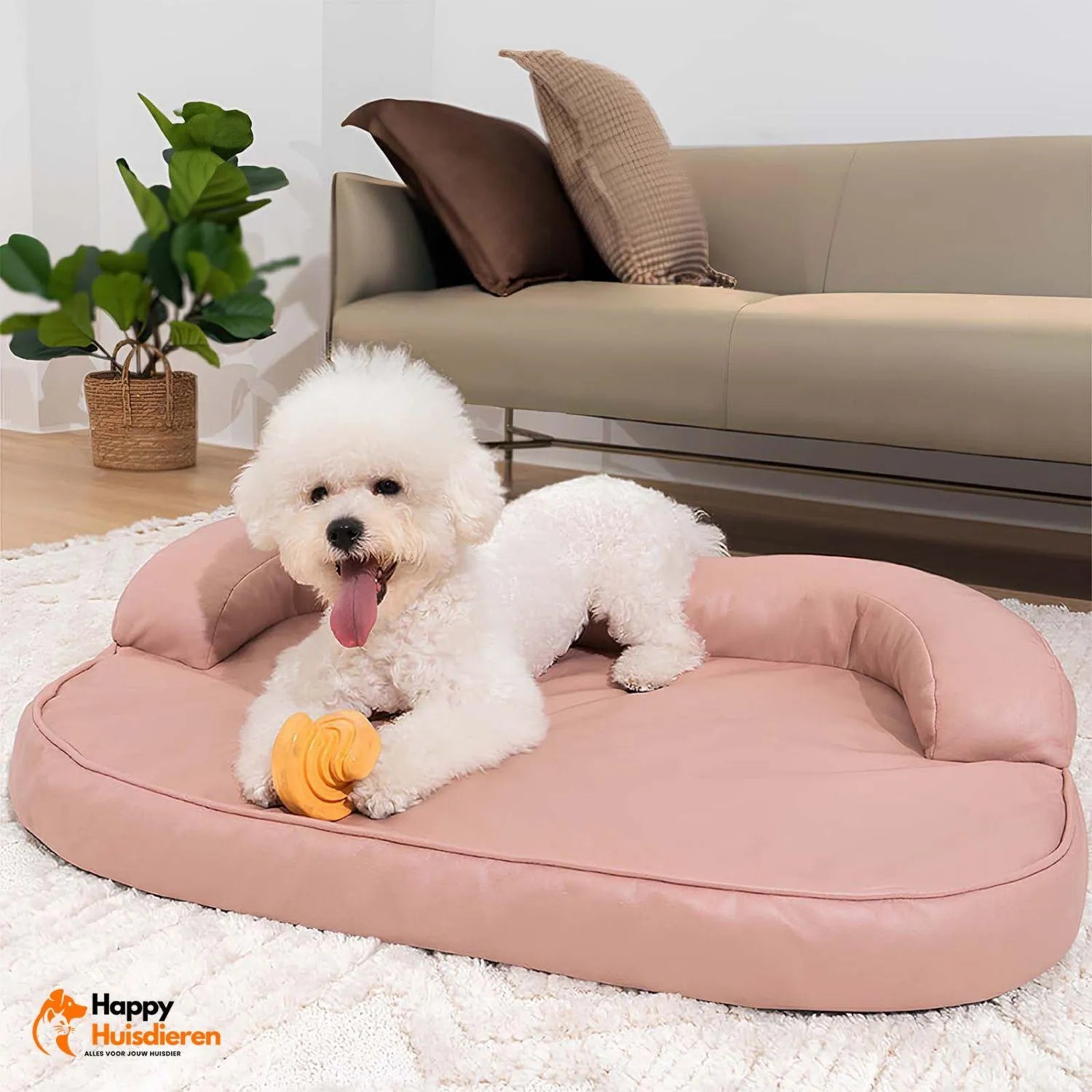 FurElite Bed | Stevig Orthopedisch Ligbed met Luxe Bekleding