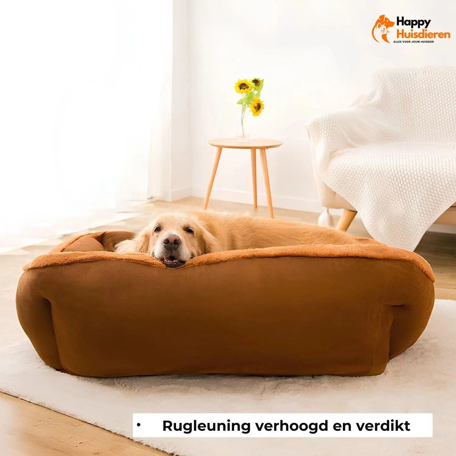 FurRetreat | Vintage Sofa voor Honden met Zachte Bekleding