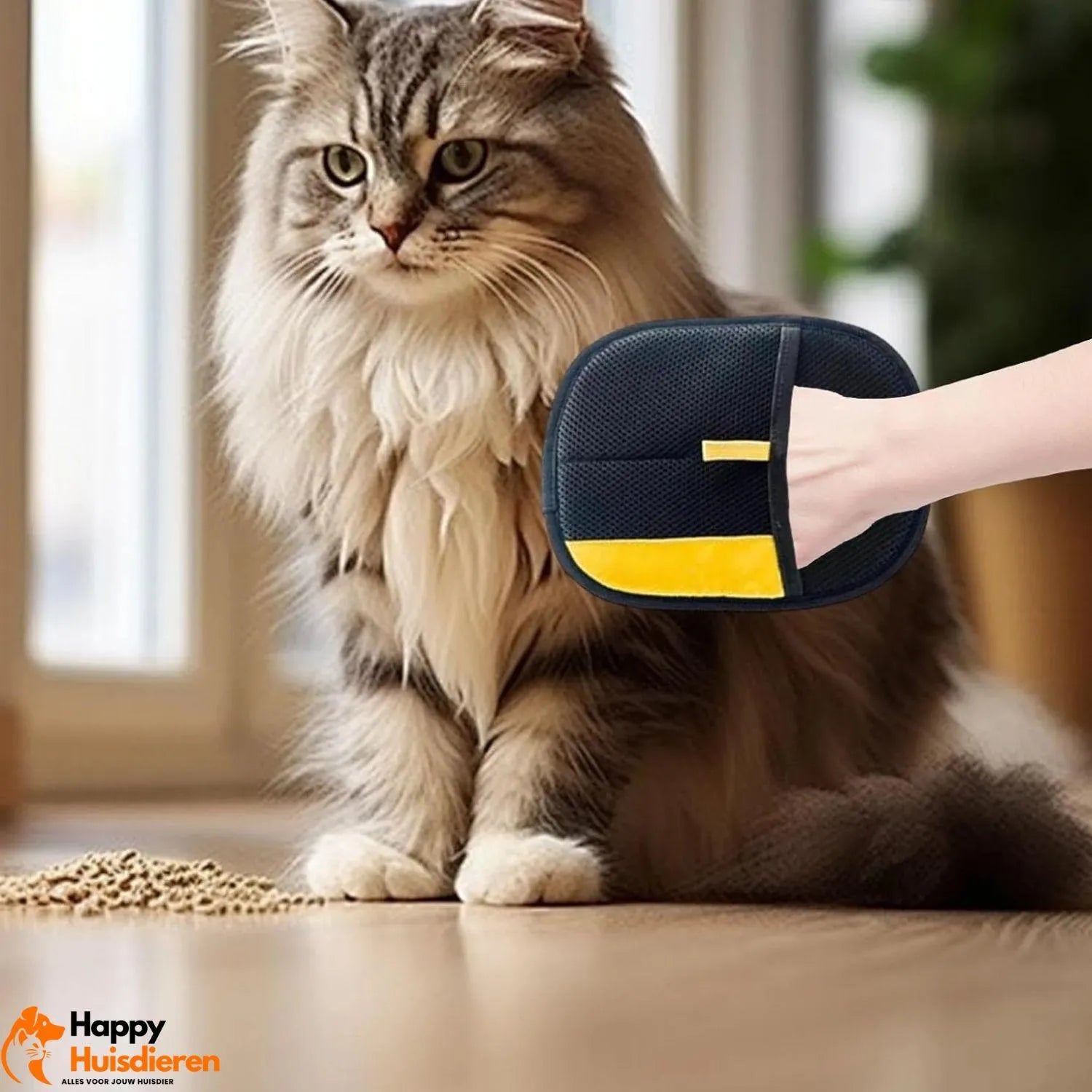 FurTouch | Siliconen handschoenen voor efficiënte verwijdering van dierenhaar