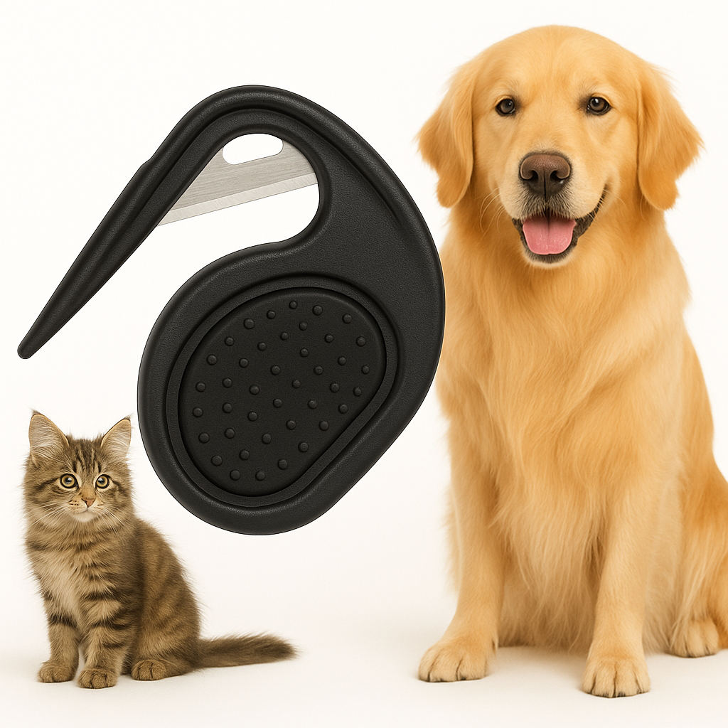 GlowGroom | Vachtverzorgingsborstel voor honden en katten zonder stress of klitten