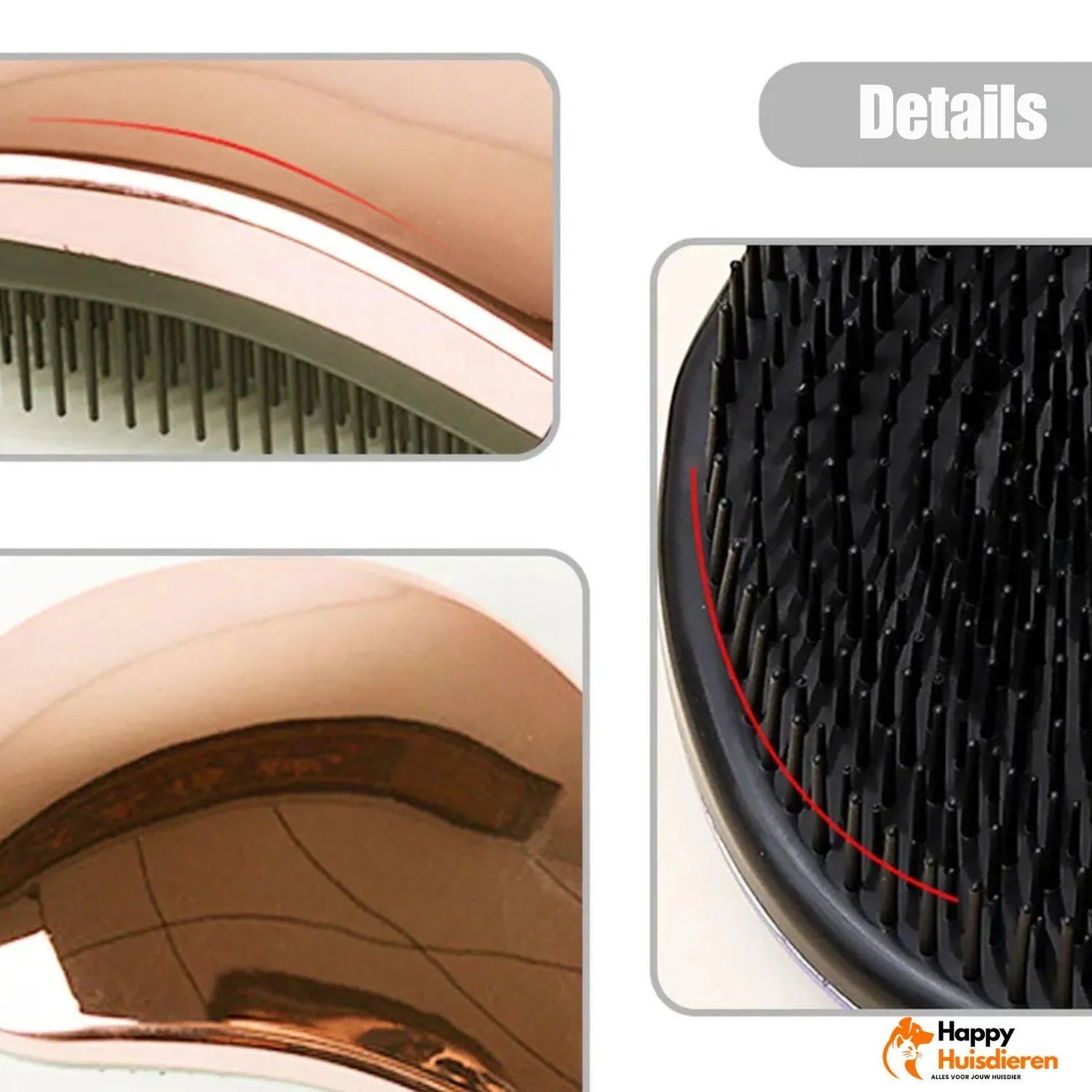 GroomEase Brush | Hondenborstel voor glanzende vacht & stressvrije verzorging