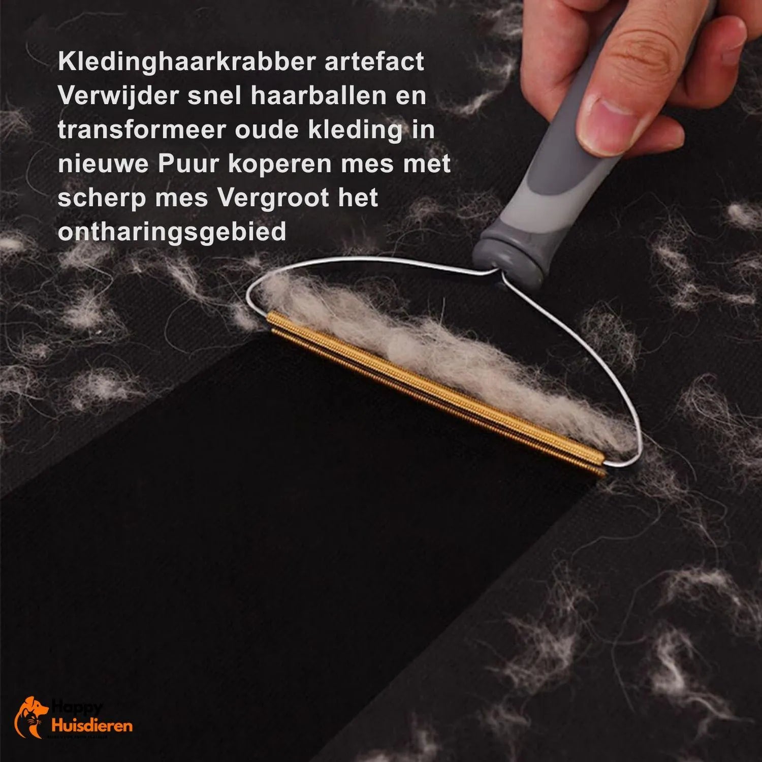 HairSweep | Multifunctionele borstel voor snelle haarverwijdering van huisdieren