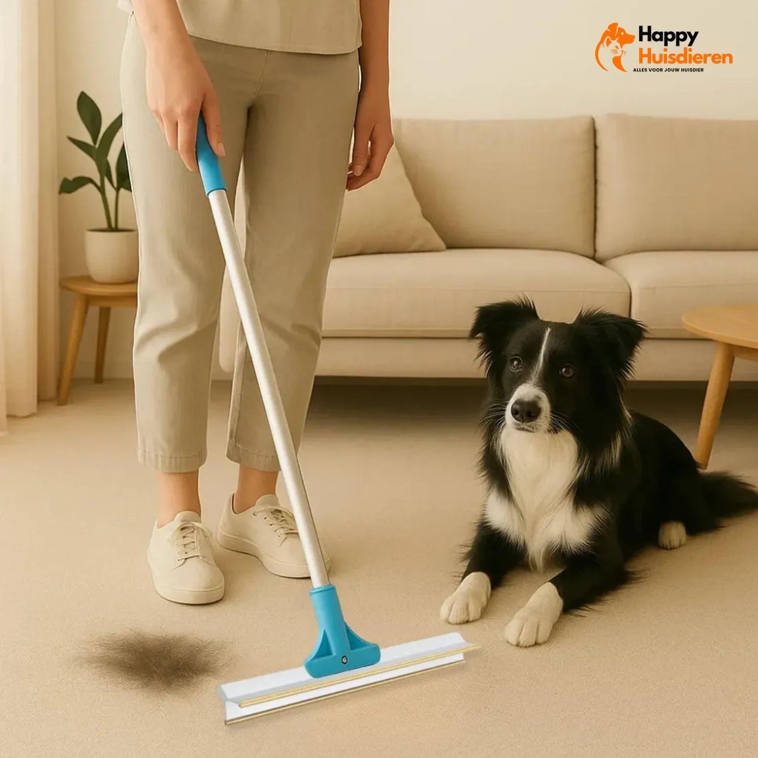 HairSweep | Multifunctionele borstel voor snelle haarverwijdering van huisdieren