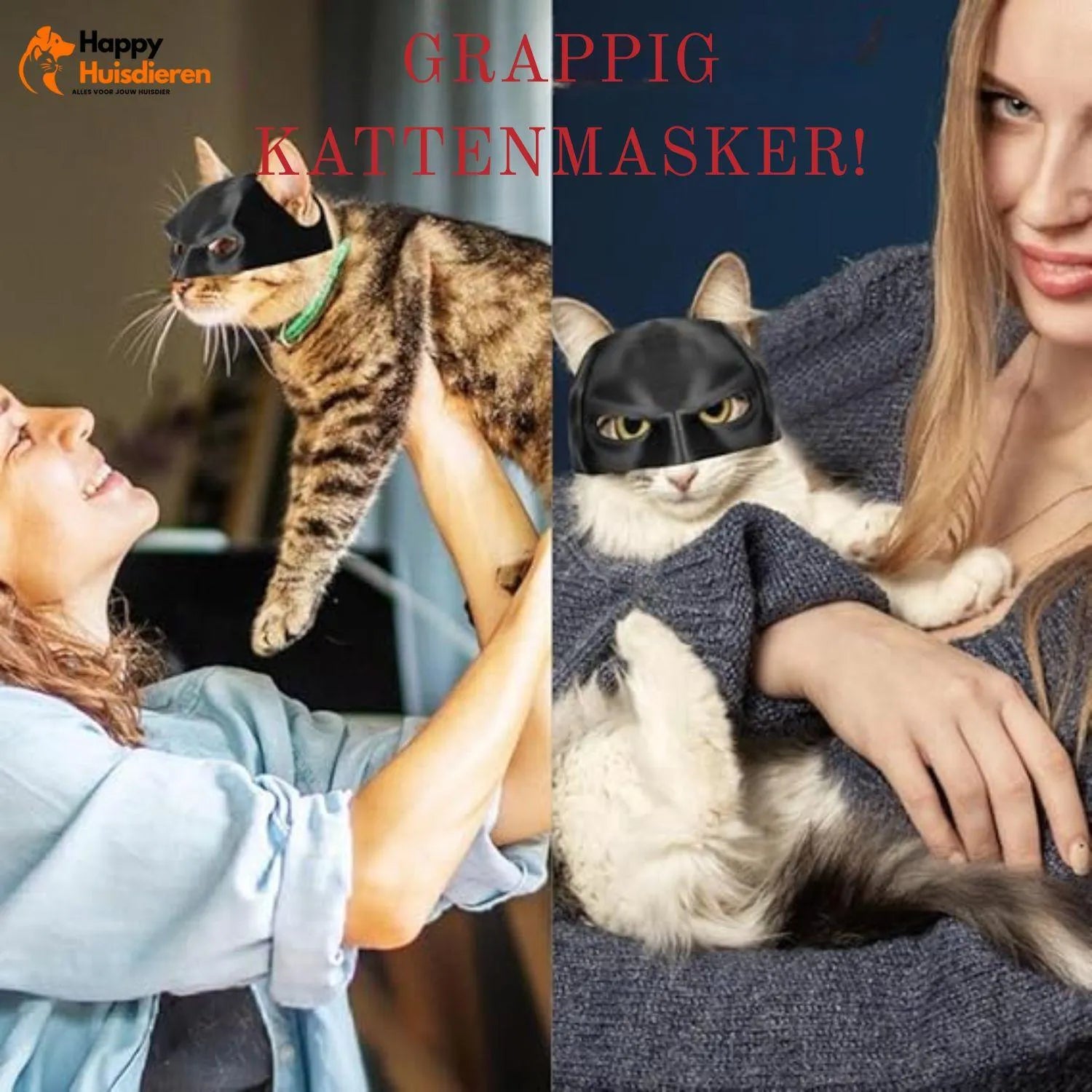 HeroCat Mask | Verkleedmasker voor katten – comfortabel & fotowaardig
